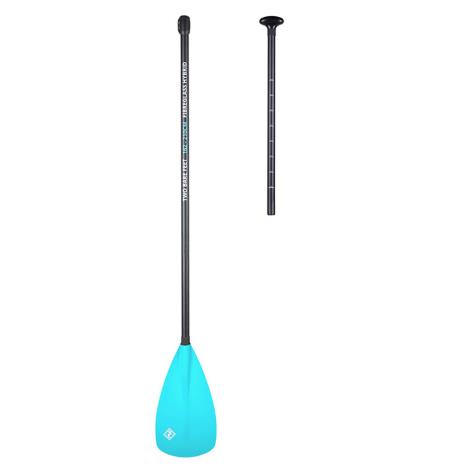Two Bare Feet 2 Piece Fibreglass Hybrid SUP Paddle - Aqua £54.99